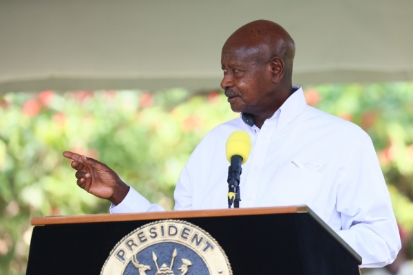 Ugandan President Yoweri Museveni.