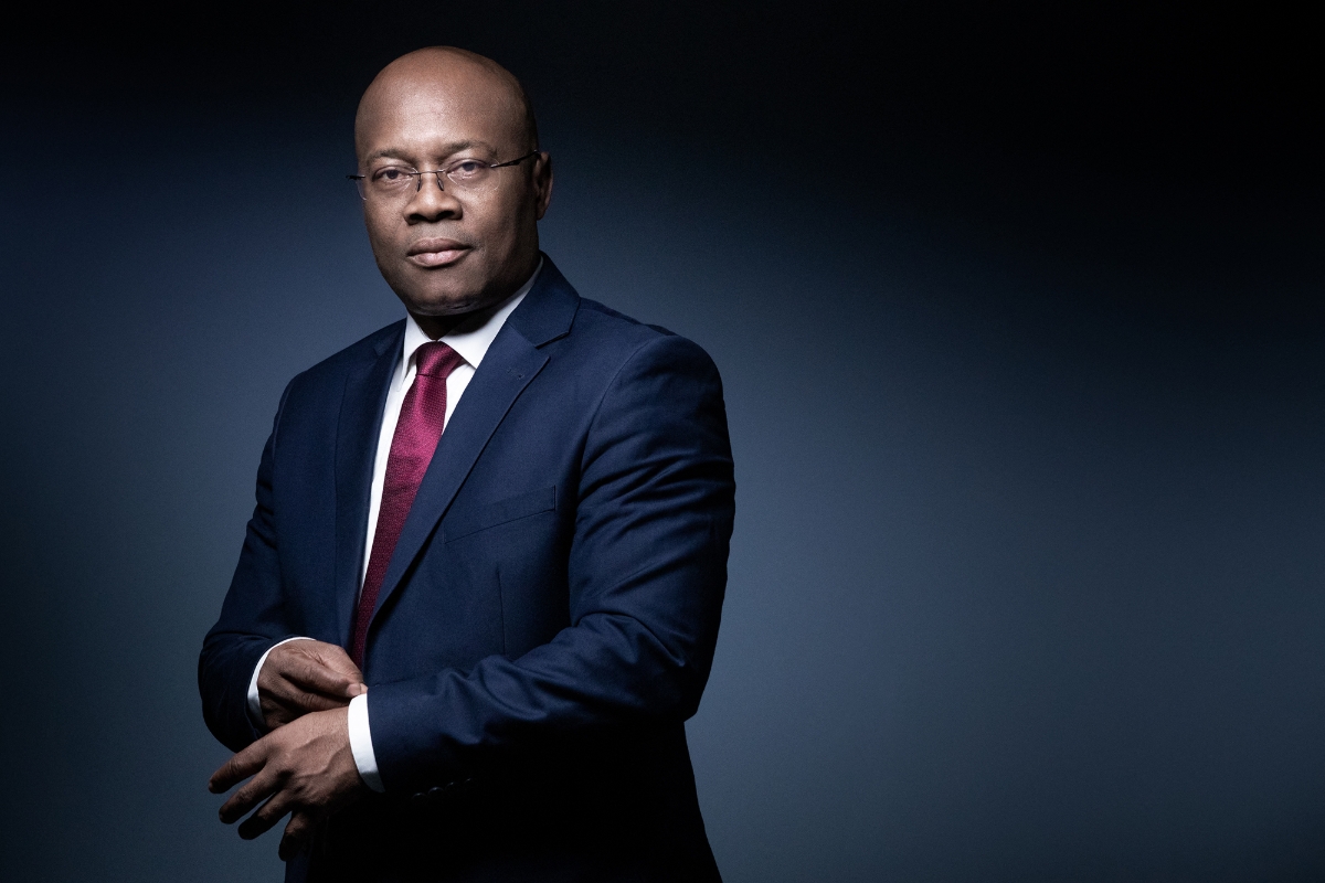 Guinean government spokesman and Guinean Minister of Digital Economy Ousmane Diallo, in Paris on the 3rd of October 2022.