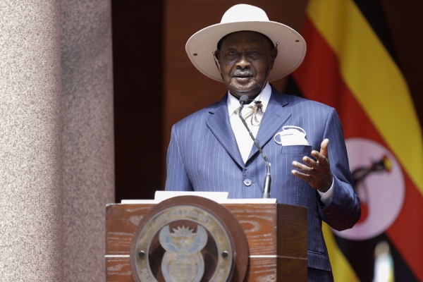 Ugandan President Yoweri Museveni.