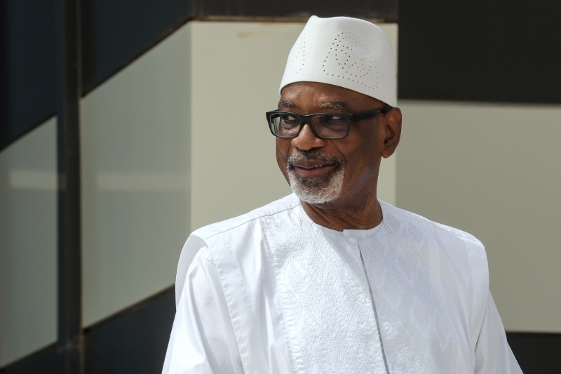 Ibrahim Boubacar Keïta still smiling during the latest G5 Sahel summit in Nouachott, 30 June.