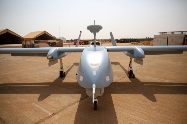 For the time being, Minusma has to make do with two Heron drones (above) and Hermes 900.