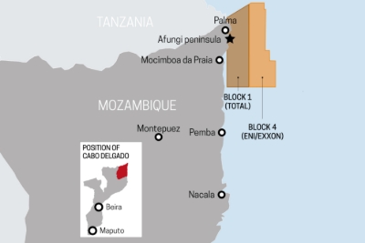 Cabo Delgado province in Mozambique.