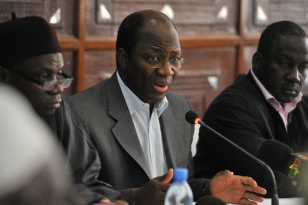 Former Burkina Faso Foreign Minister Djibrill Yipènè Bassolé (photo from April 2012).