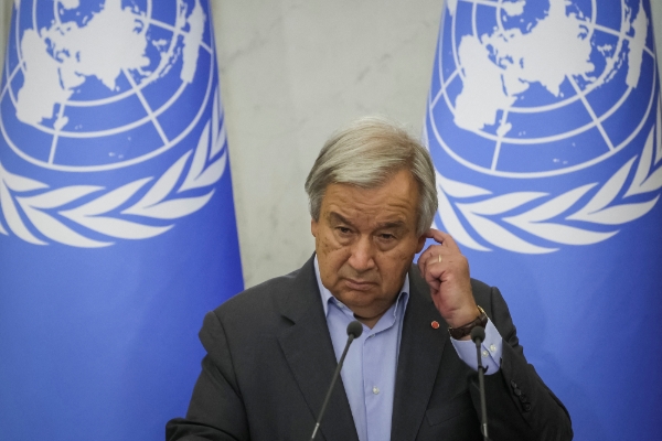 UN Secretary-General Antonio Guterres.