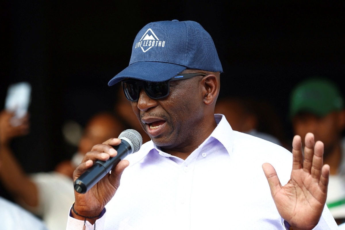 Millionaire Sam Matekane winner of the Lesotho general elections.