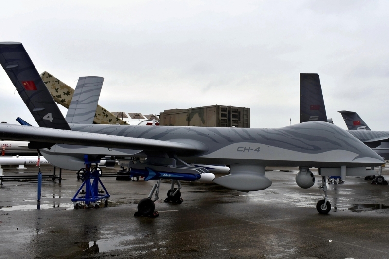 CASC Rainbow CH-4, an unmanned aerial vehicle in Zhuhai, China, 8 November 2022.