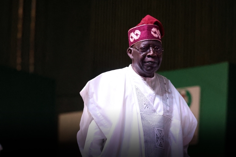 Nigeria's president-elect Bola Tinubu in Abuja on 1 March 2023.