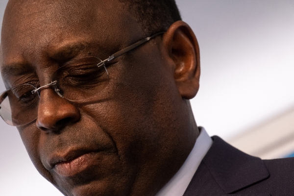 Senegalese President Macky Sall in The Netherlands, 4 September 2022.