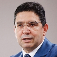 Nasser Bourita. © Clemens Bilan/EPA/MaxPPP 