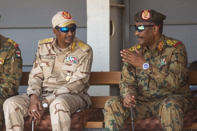Generals Mohamed Hamdan Dagalo and Abdel Fattah al-Burhan.
