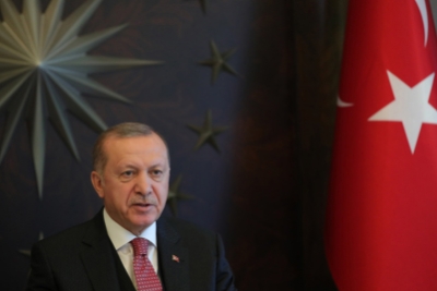 Turkish president Recep Tayyip Erdogan.
