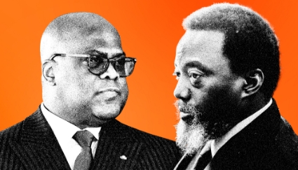 Congolese President Félix Tshisekedi and his predecessor Joseph Kabila.