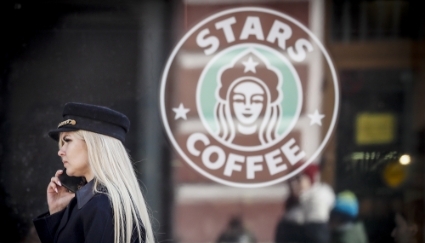 A Moscow branch of Stars Coffee, a chain that has taken over Starbucks outlets