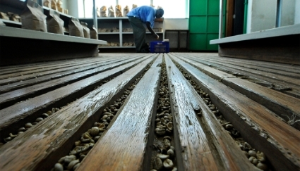 A coffee factory in Nairobi in 2011.