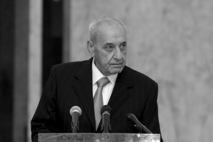 Lebanese Parliament Speaker Nabih Berri.