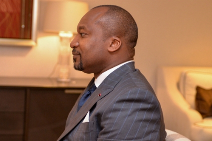 The minister of International Cooperation Denis Christel Sassou Nguesso.