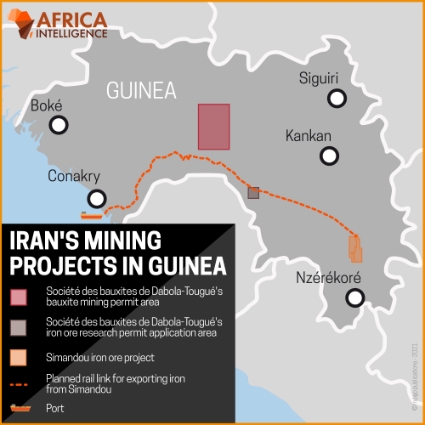 Iran's mining projects in Guinea