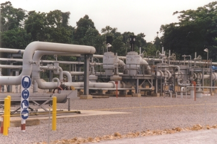 The Chad-Cameroon pipeline, which connects the Doba oil fields to the port of Kribi.