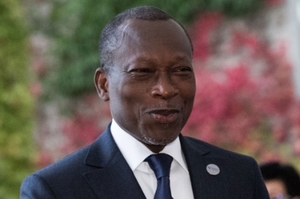 Patrice Talon, President of the Republic of Benin.