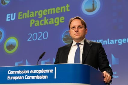 European Commissioner for Neighbourhood and Enlargement Oliver Varhelyi.