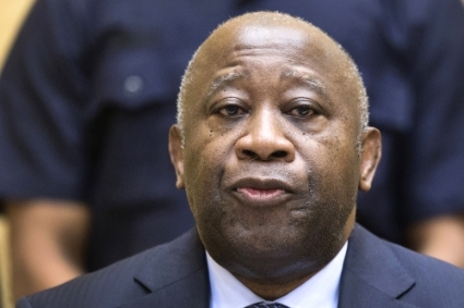 Former president of Ivory Coast Laurent Gbagbo.