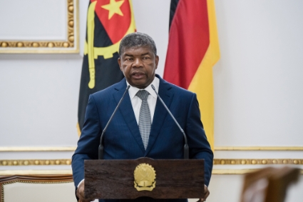 The Angolan President João Lourenço.