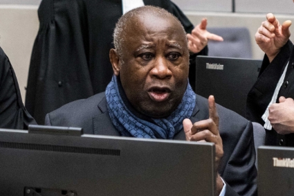 Former Ivorian President Laurent Gbagbo.