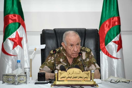 Major General Said Chengriha, Algerian National People's Army chief of staff.