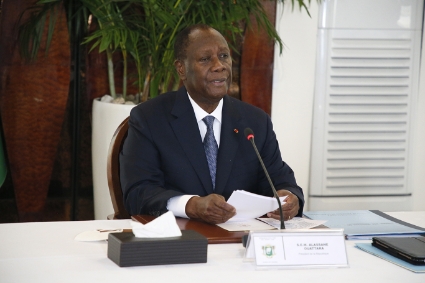 Ivorian President Alassane Ouattara.