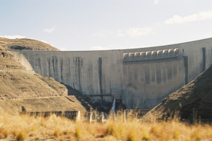 Katse, one of the dams already completed under the Lesotho Highlands Water Project.