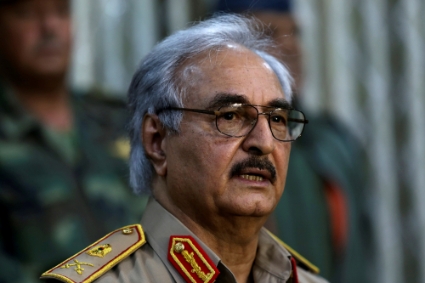 Libyan National Army (LNA) leader Khalifa Haftar.