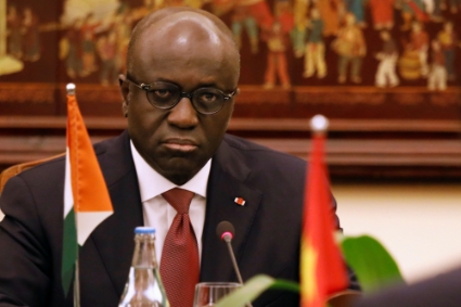 Former Ivorian Foreign Minister Marcel Amon-Tanoh.