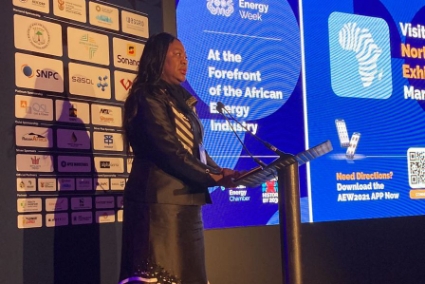 Odette Nzaba Makaya, CEO of Gabon Oil Company.