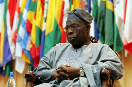 Former Nigerian President Olusegun Obasanjo.