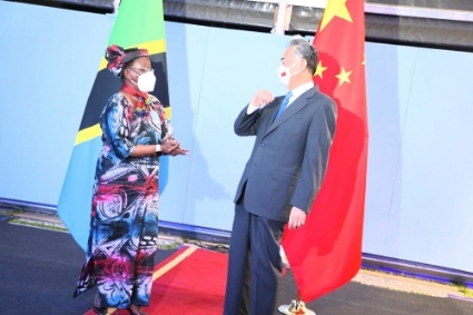 Tanzanian foreign minister Liberata Mulamula met with her Chinese counterpart, Wang Yi, at the Forum on China-Africa Cooperation (FOCAC) held in Dakar on 29 and 30 November 2021.