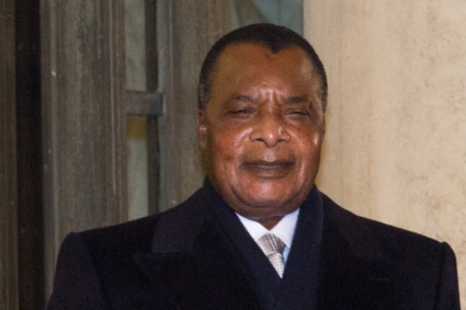 Congolese president Denis Sassou Nguesso in November 2021 in Paris.