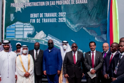 Congolese President Félix Tshisekedi inaugurated the launch of the Banana deepwater port on 31 January 2022, in the presence of DP World representatives.