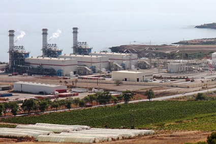 Electrical plant of Hadjret En Nouss, in Algeria.