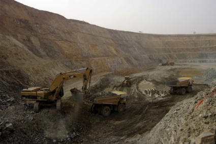 Taparko-Bouroum gold mine site in northern Burkina Faso.