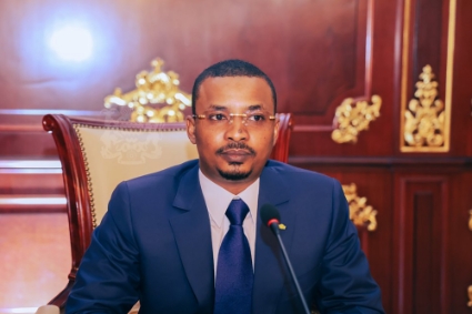 Chadian interim president Mahamat Idriss Déby, known as Kaka.