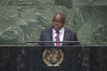 Michel Xavier Biang, Ambassador of Gabon to the United Nations.
