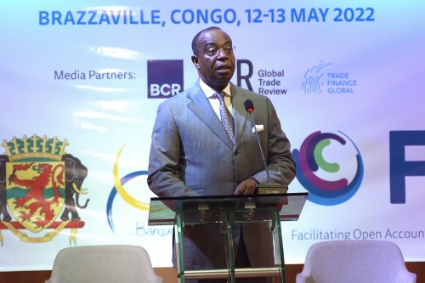 Congolese Finance Minister Rigobert Roger Andely.