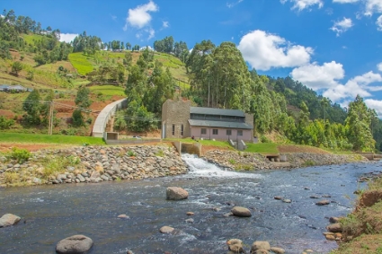 This hydropower plant built by KTDA on river Gura in Nyeri County powers four of the company's factories.