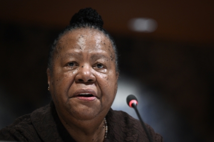 The minister for international relations and cooperation Naledi Pandor.