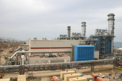 The Algerian thermal power plant of Hadjret En Nouss.