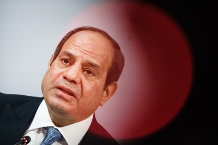Egyptian president Abdelfattah al-Sisi.