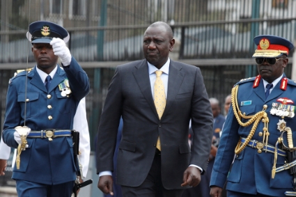 Kenyan President William Ruto in Nairobi, on 29 September 2022.
