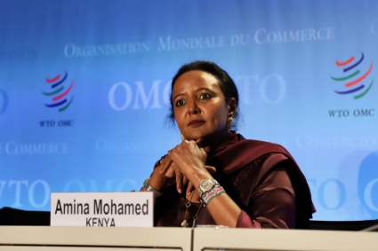 Kenya's Sports Minister Amina Mohamed.