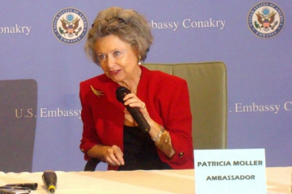 L'ancienne ambassadrice des Etats-Unis en Guinée, Patricia Moller.