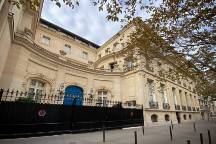 The new house of king Mohammed VI in Paris.
